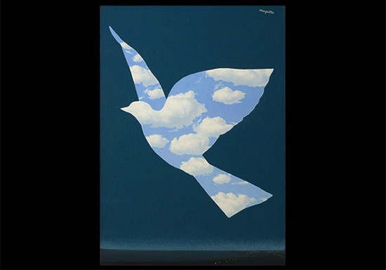 航空会社のデザイン 引用元：マグリット展 ｜ René Magritte