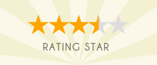 CSSでレーティング評価の星（★）を表現する方法